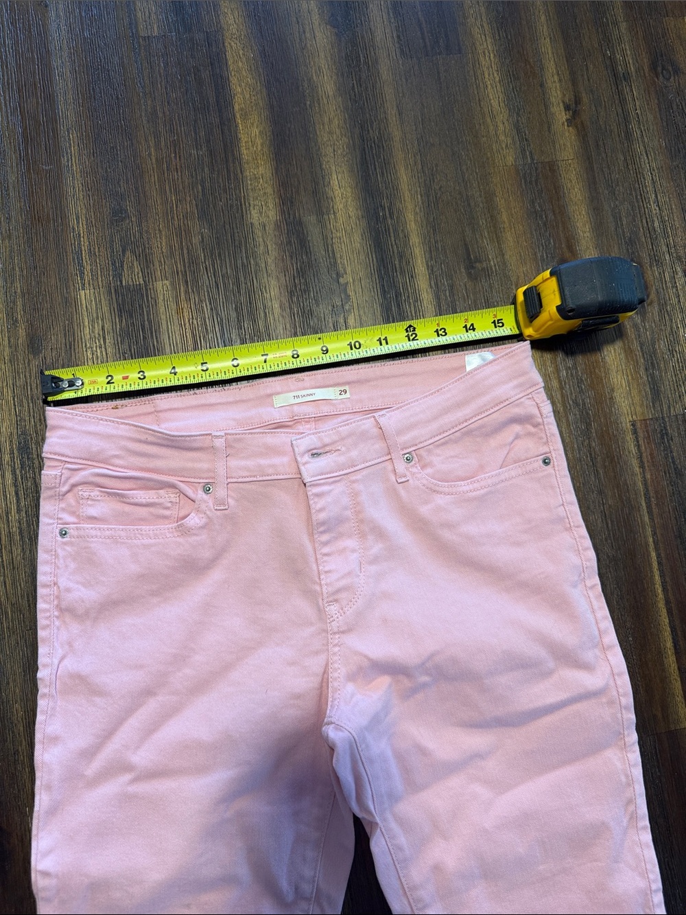 Levi's Pastel Pink 711 Skinny Women's Jeans